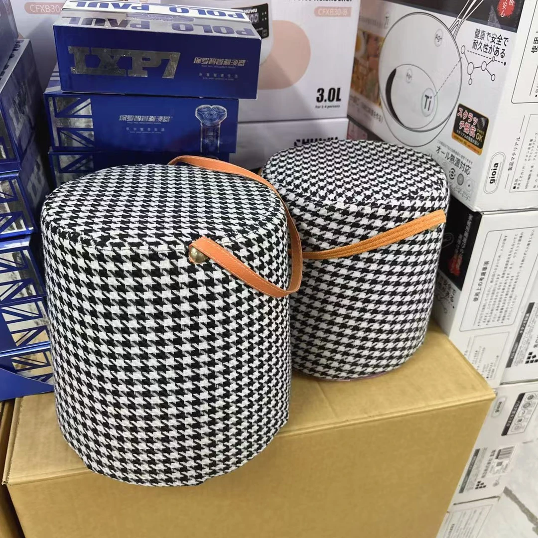 千鸟格凳子家用凳子2