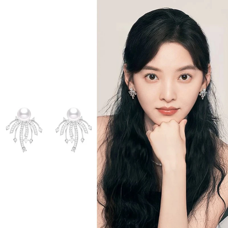 镀K金 银针 满天星泡泡 明星同款高级感耳钉E4094