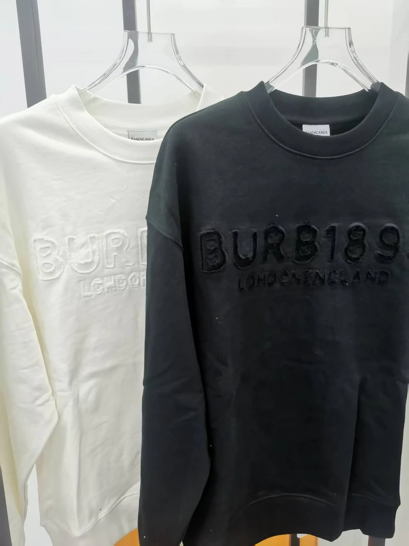 55385小战马圆领重工刺绣秋冬加厚男士重磅卫衣