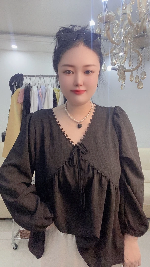 ～显瘦鸡心领遮肉小衫