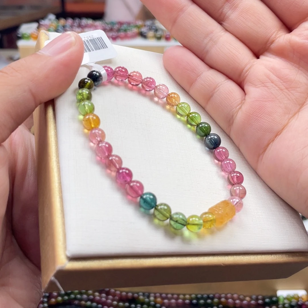 未镶嵌手串碧玺5.8mmmmmmmmm