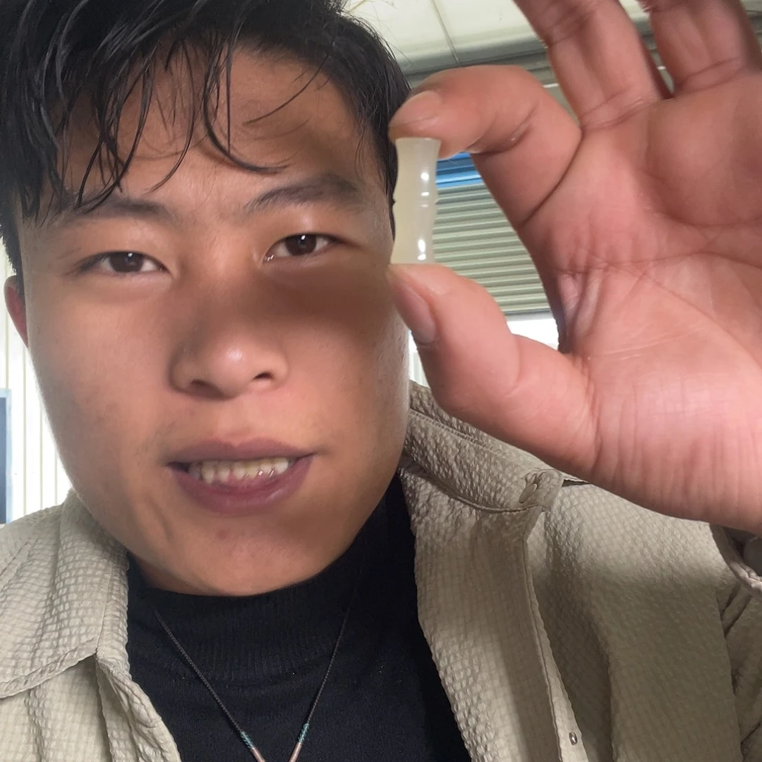 和田玉和田玉未镶嵌新疆且末料竹节吊坠