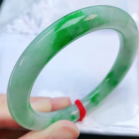 未镶嵌手镯翡翠54圆条882870