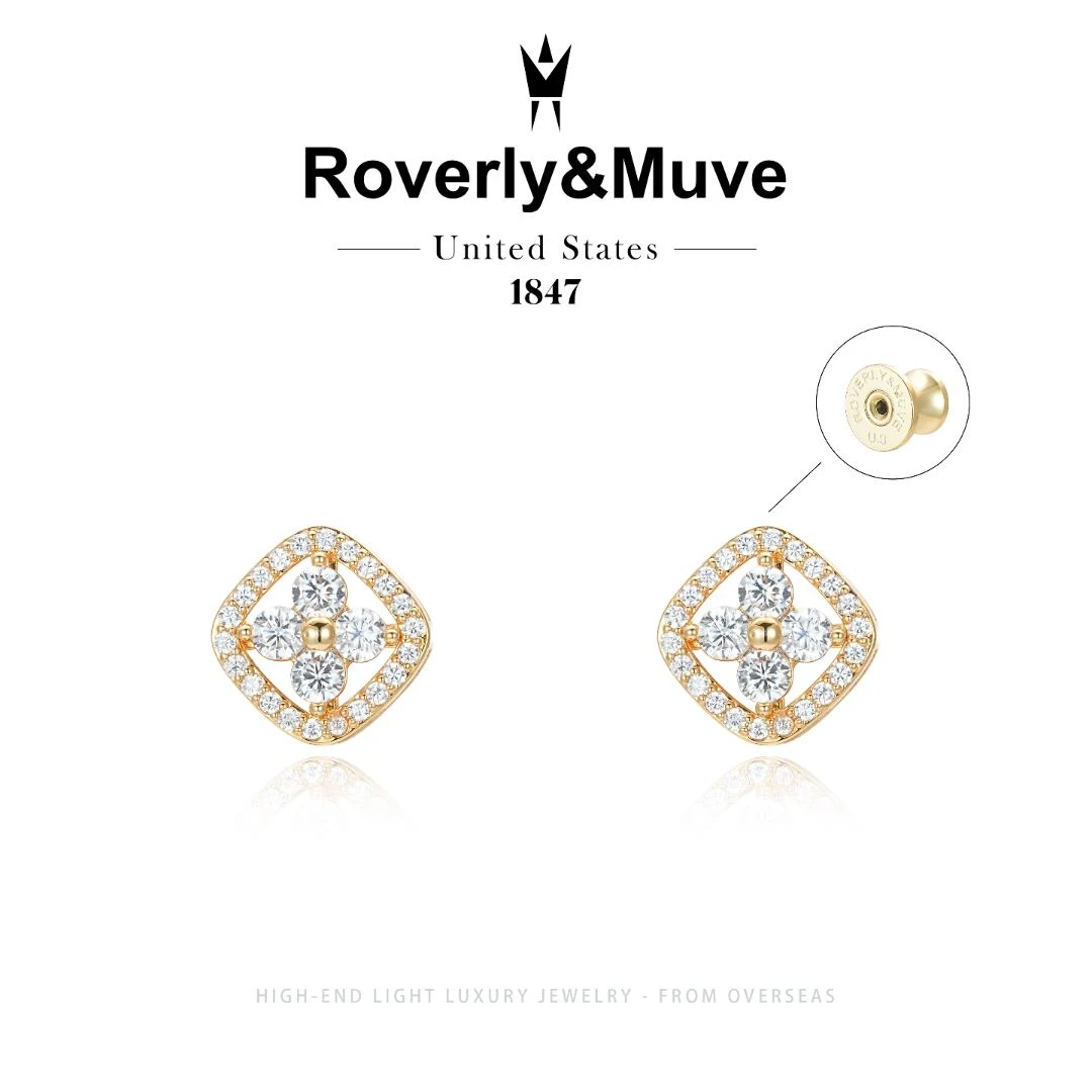 【赞颂晨曦】Roverly&Muve高级时尚设计感轻奢耳环 F1610