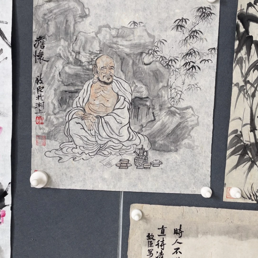 国画李致臣老师绘画