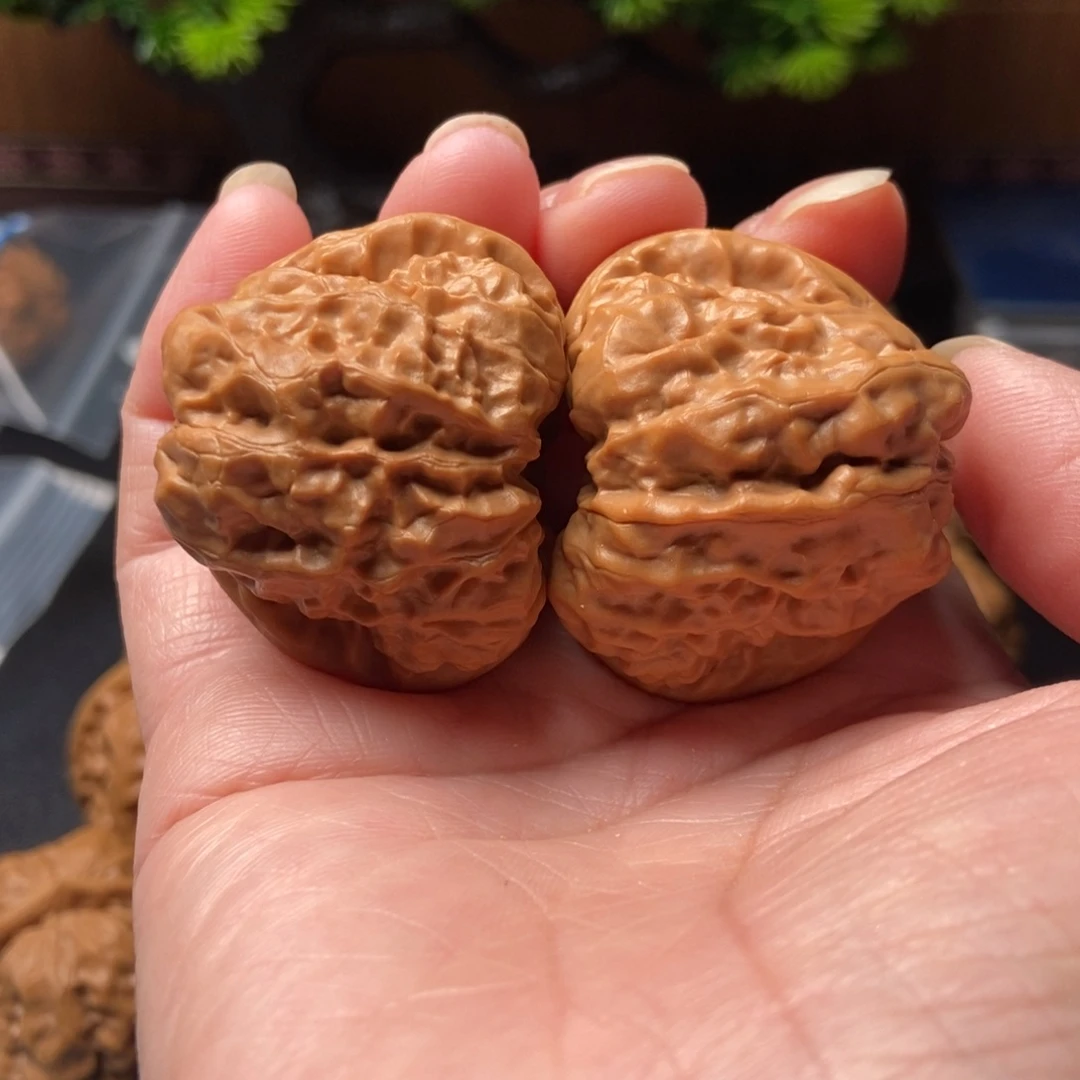 文玩核桃把件蛤蟆头40