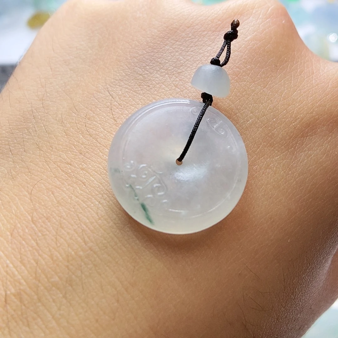 定制翡翠未镶嵌平安扣