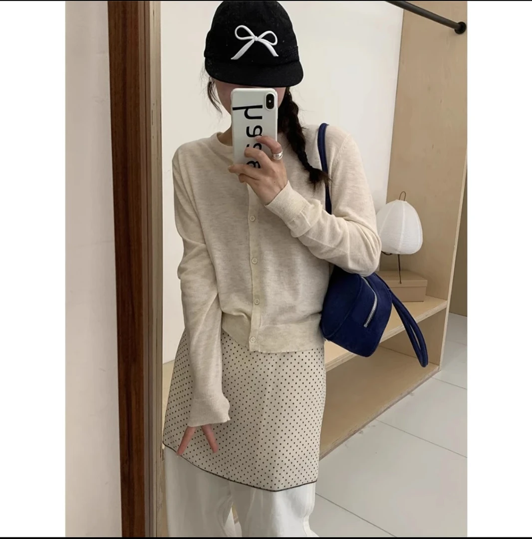 【杏色】315超柔软新款高品质圆领上衣