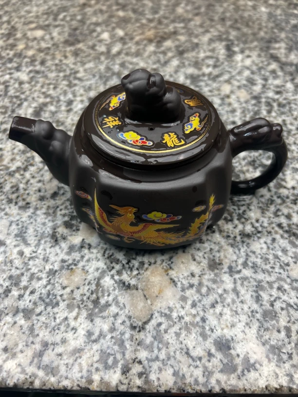 【闪购商品】老紫泥龙凤呈祥四方龙尊壶Z