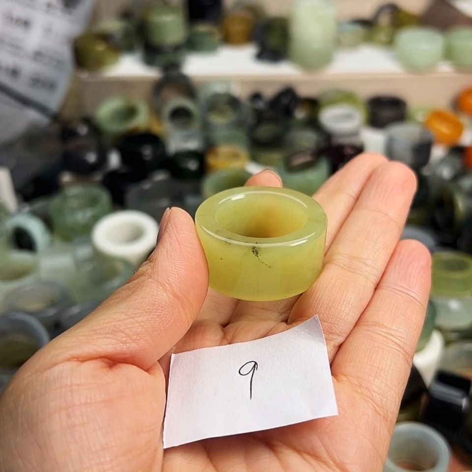 【闪购商品】未镶嵌蛇纹石玉戒指宇*生