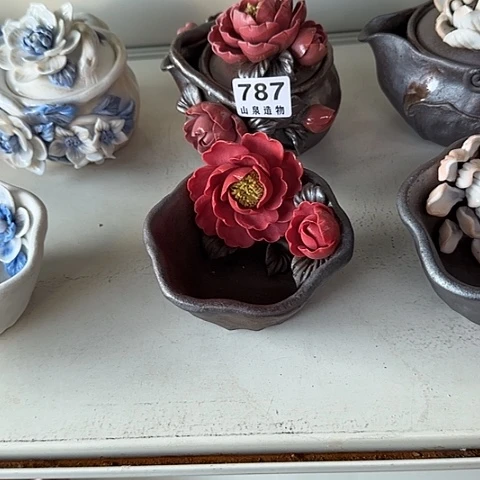 瓷片柴烧柴烧柴烧787一套