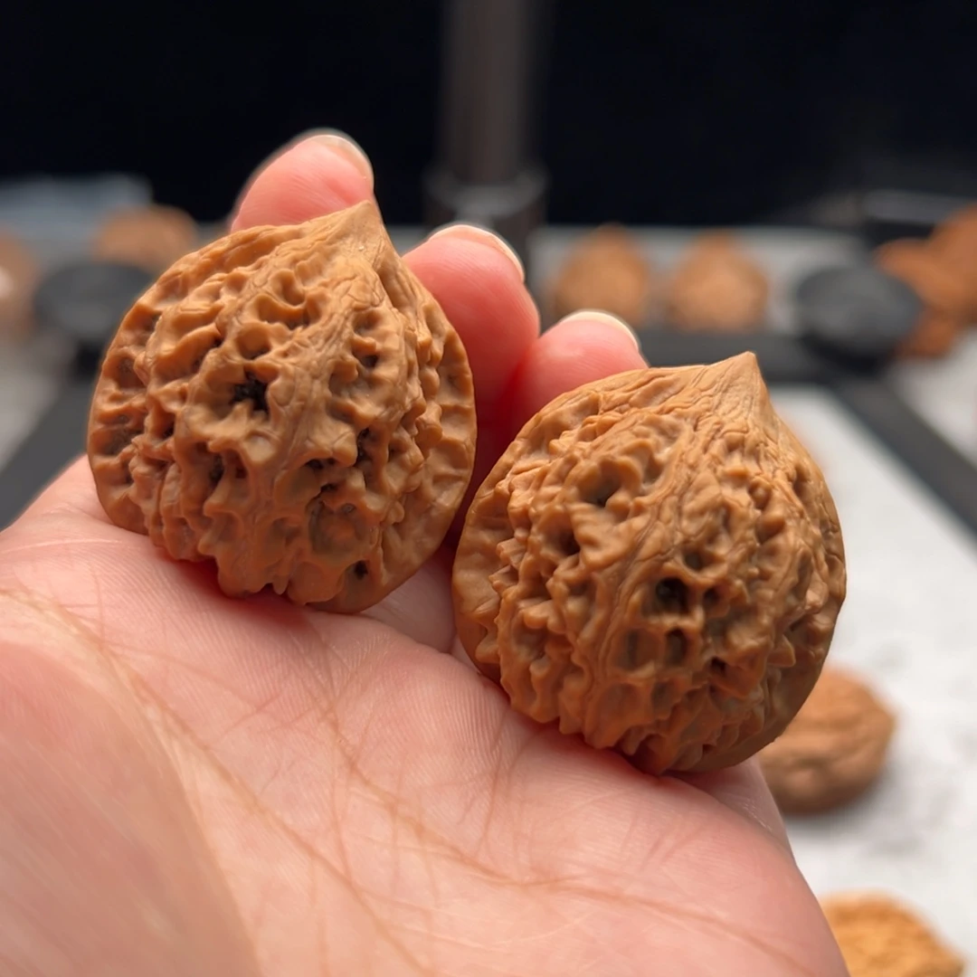 不***祖吊坠文玩核桃太行龙纹【3411】34.38.37