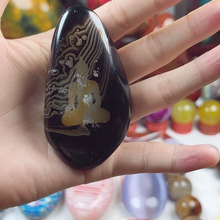 未镶嵌耳饰玛瑙/玉髓