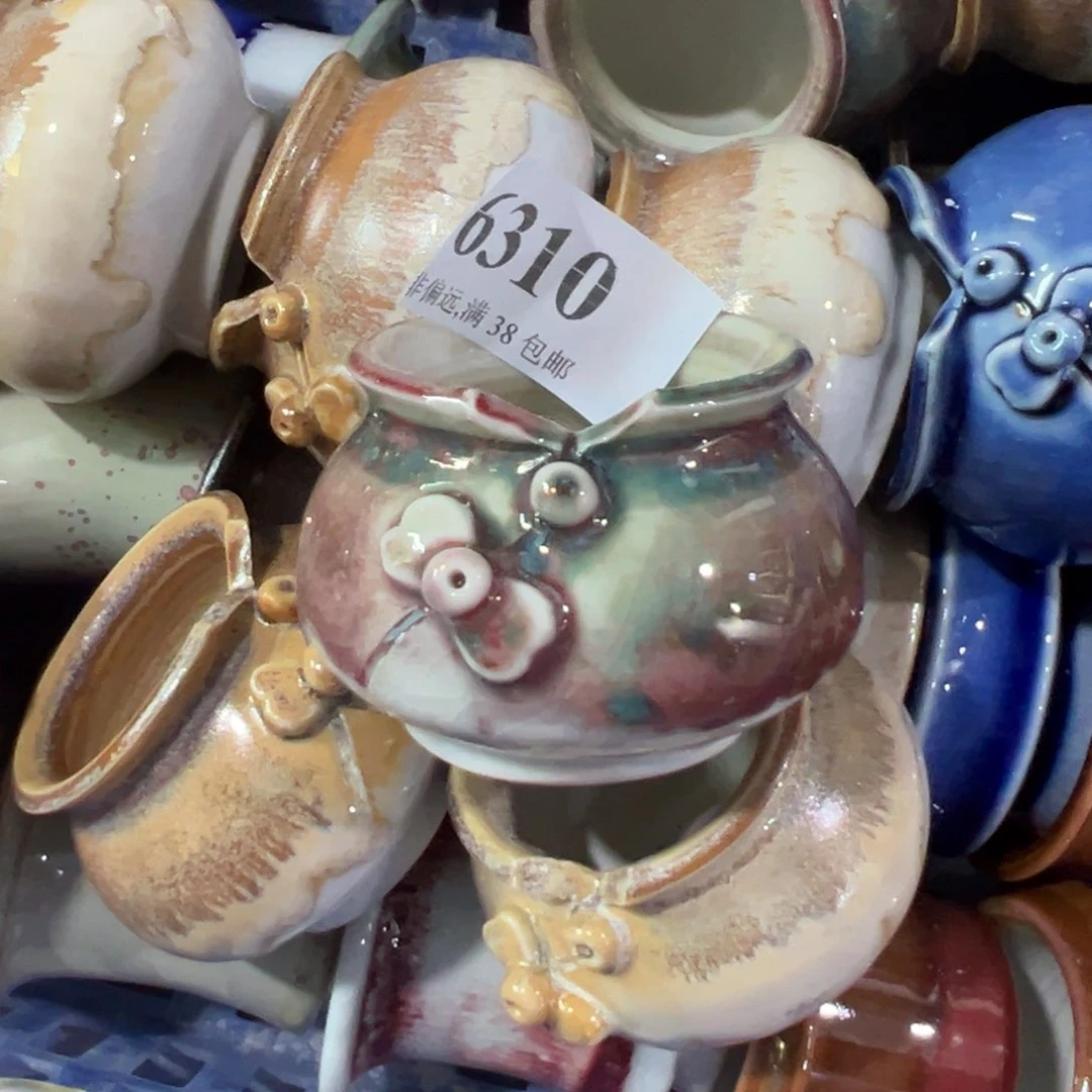 陶瓷景德镇手工花盆