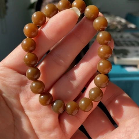 和田玉未镶嵌手链110