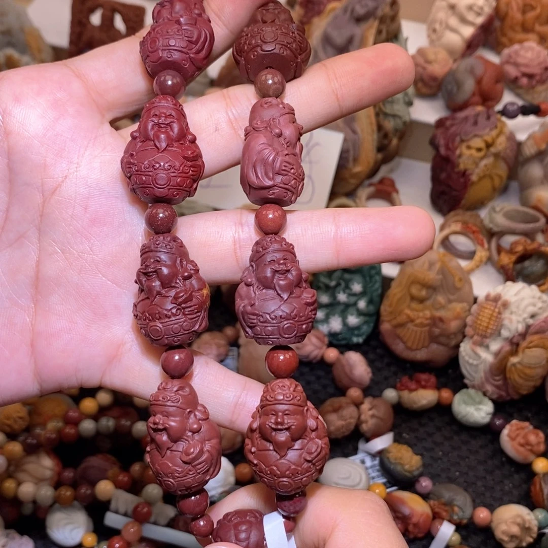 石英质玉（阿拉善玉）手串未镶嵌