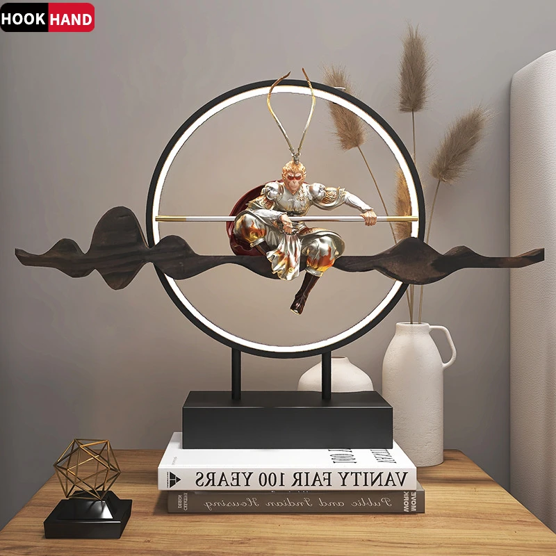 齐天大圣孙悟空摆件客厅玄关电视柜家居装饰品轻奢办公室桌面摆设