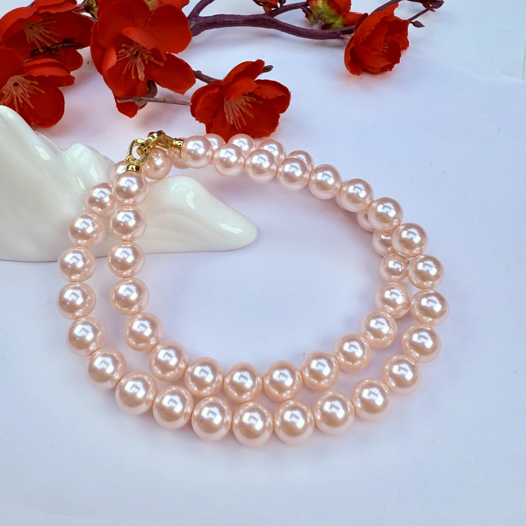 K997-@粉黛佳人高端奢饰甄选10mm项链多样性发一件