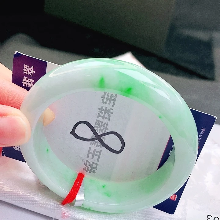 翡翠未镶嵌手镯缅甸天然a货翡翠手镯