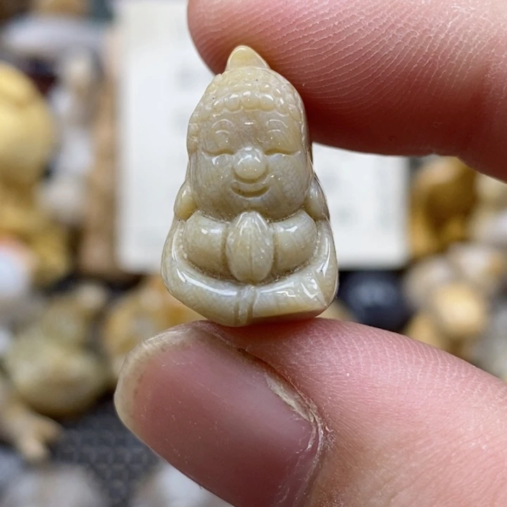 颈饰未镶嵌硅化珊瑚（珊瑚玉）小