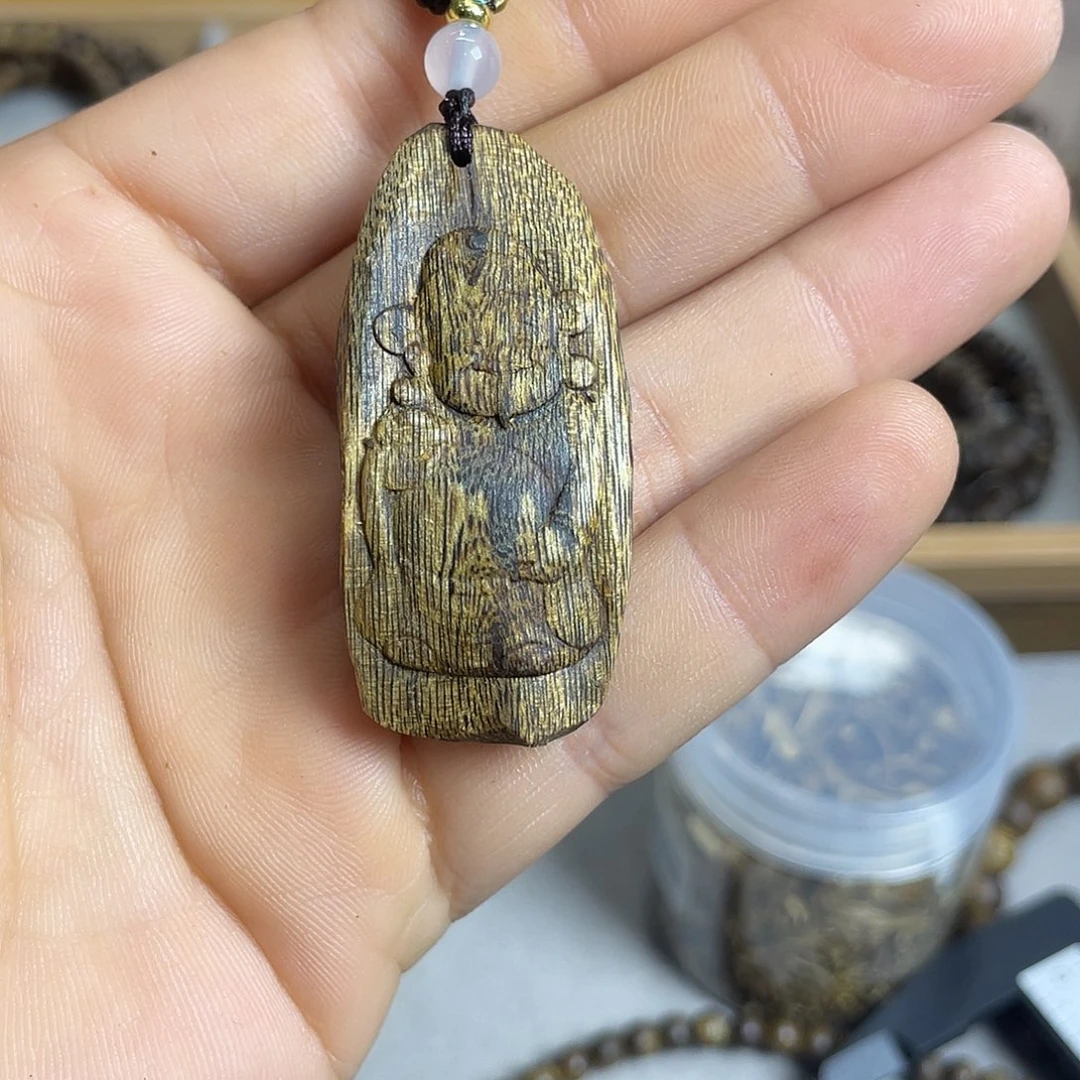 沉香碎屑沉香奇楠沉香老料财神来了