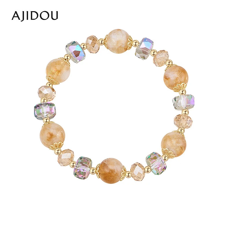 AJIDOU阿吉豆托帕石闪耀彩色晶莹手链【GM】
