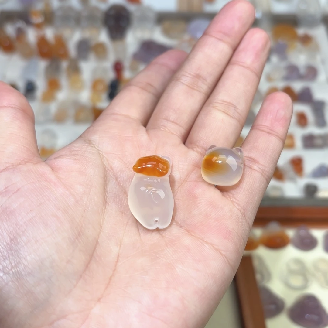 玛瑙/玉髓颈饰未镶嵌五*甜