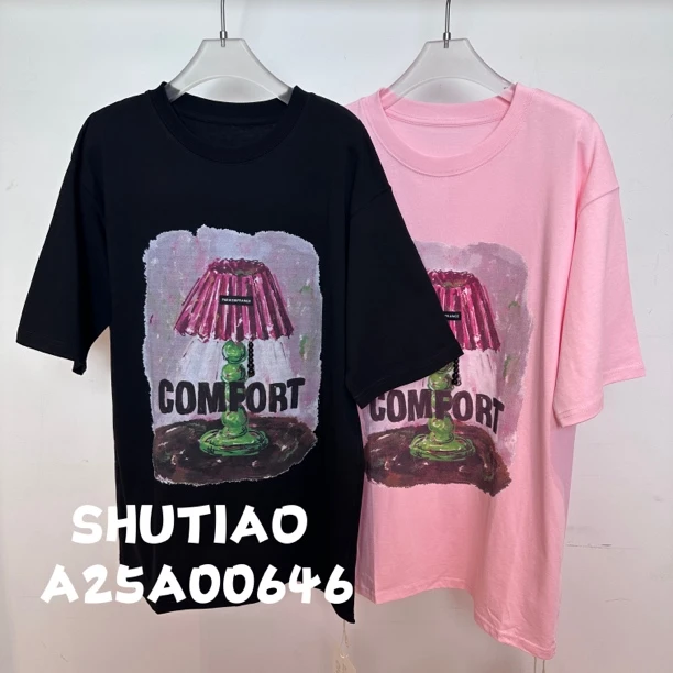 【SHUTIAO】2024秋冬：新款小众设计款T恤A25A00646