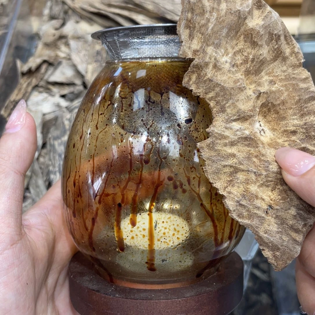 香榧木蜡烛炉炉1个➕是个蜡烛