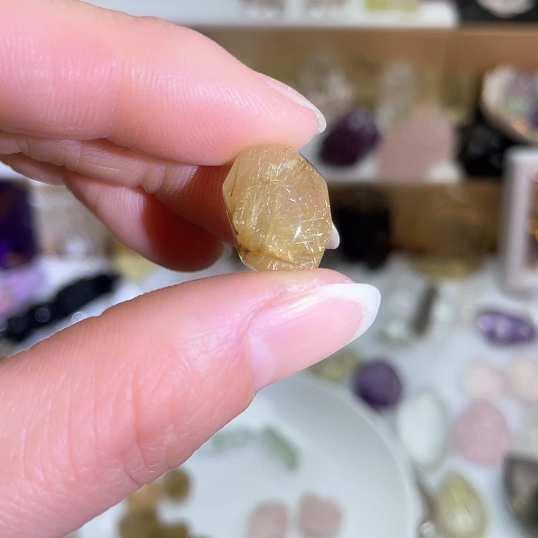 发晶珠宝半成品未镶嵌6133