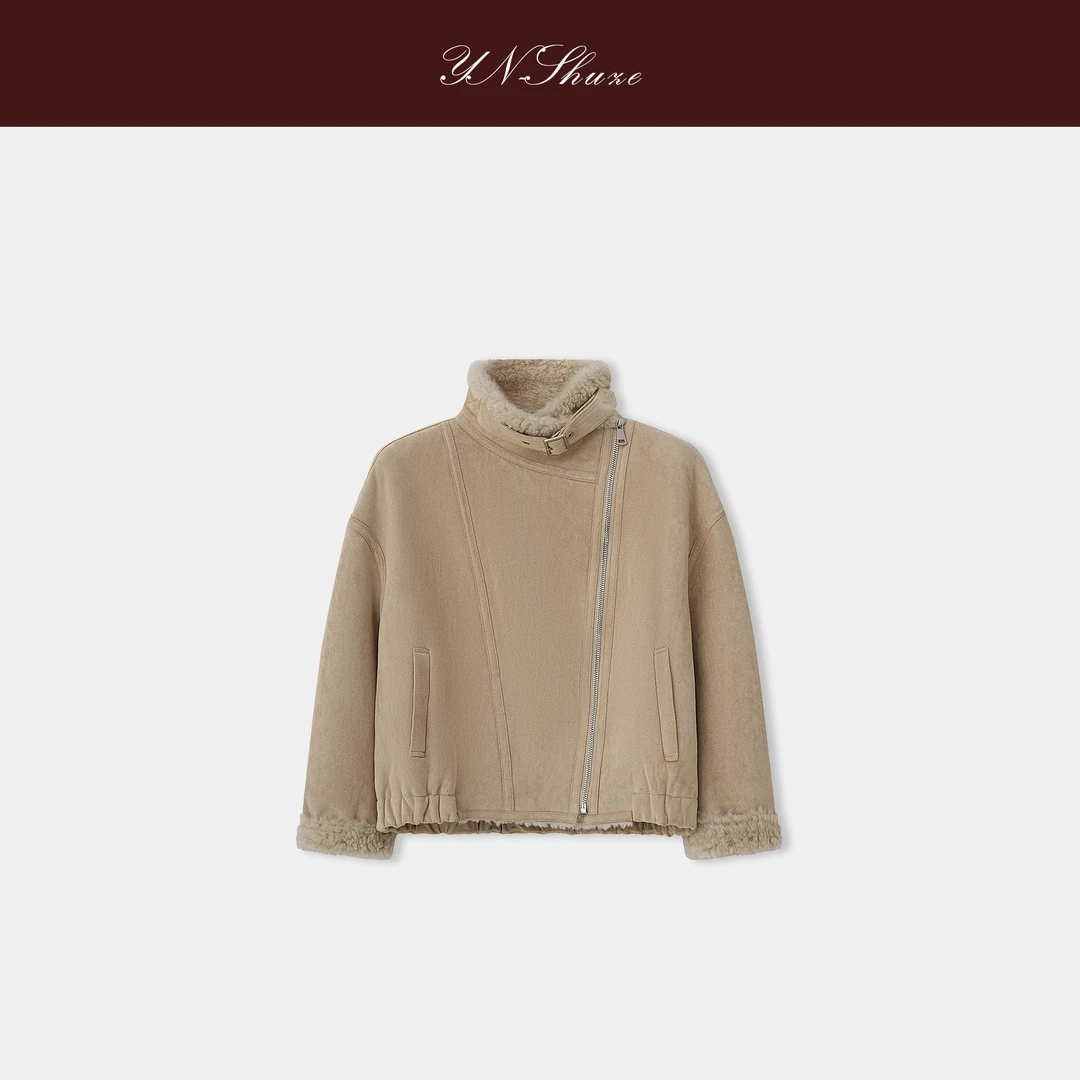 YN-SHUZE【摩根雪夜】秋冬款宽松型百搭羊毛短外套SZ-YNB-886121