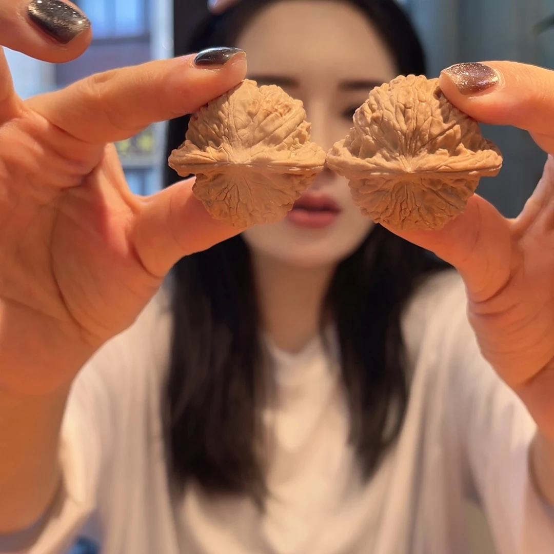 文玩核桃把件磨盘