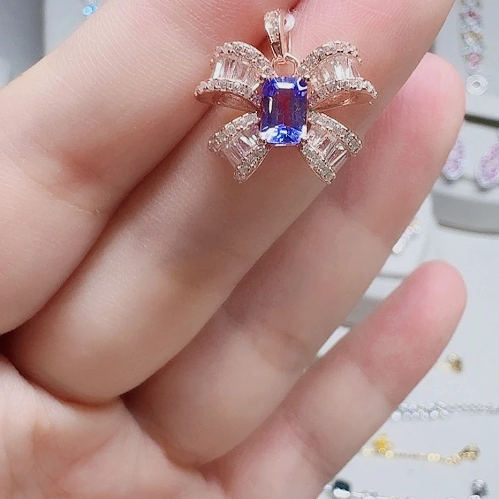 吊坠925银合成立方氧化锆