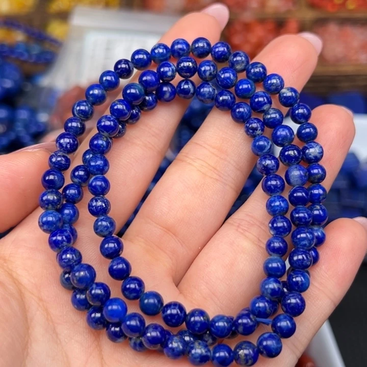 青金石未镶嵌手链多样性