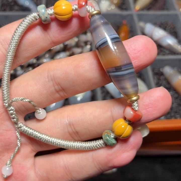 玛瑙/玉髓散珠_HEIMORI 天然天珠