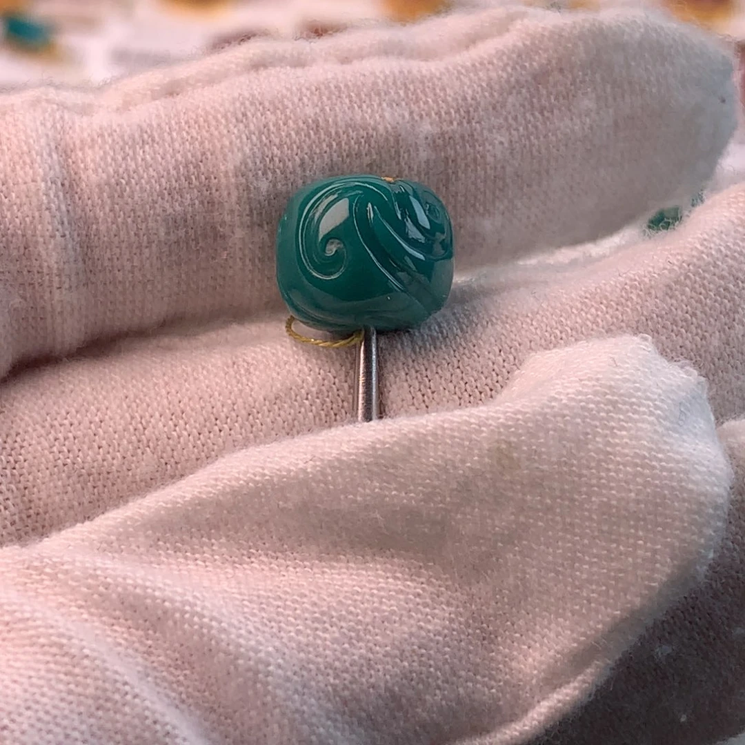 绿松石未镶嵌配饰蕊10.6*9.3