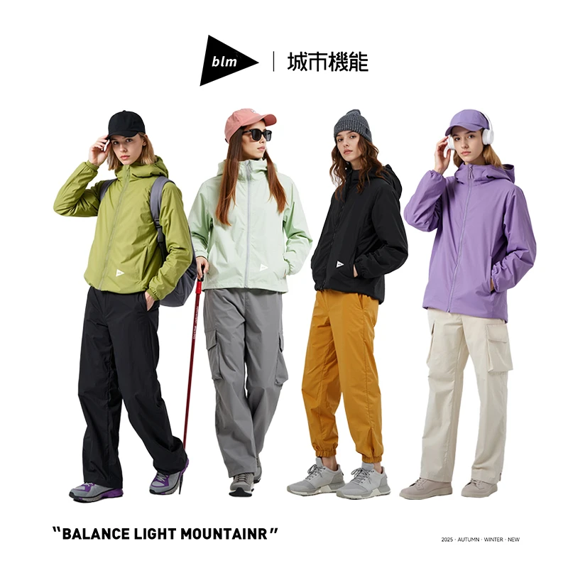 ▶blm城市机能保暖连帽棉衣女款蓄热防寒棉服秋冬户外通勤防风外套