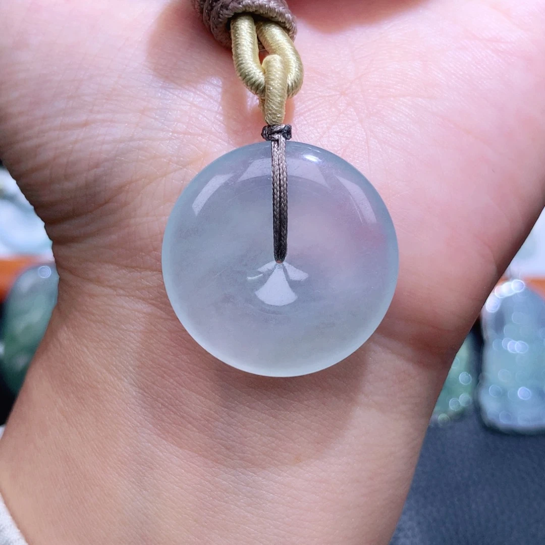 颈饰未镶嵌翡翠扣子
