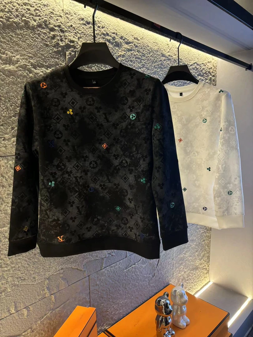 （娇娇专属）2025春冬新款男士长袖卫衣轻奢百搭重工高级感时尚2519