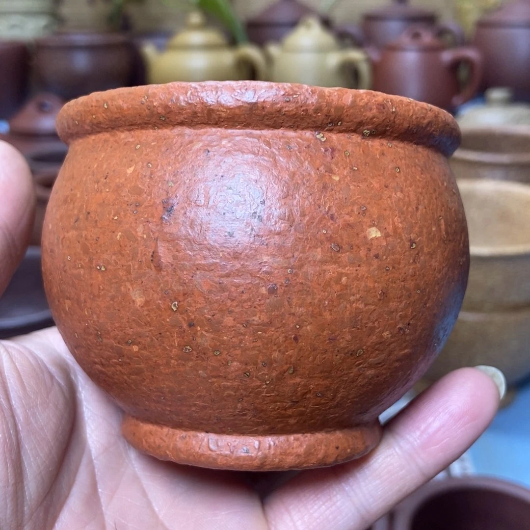 茶杯紫砂八目全砂手工泥220毫升