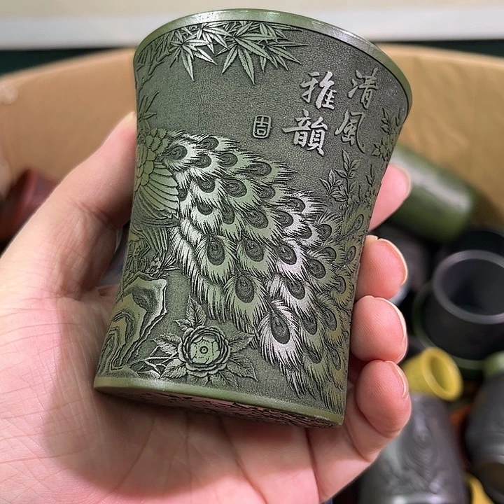茶杯紫砂全手工紫砂主人杯