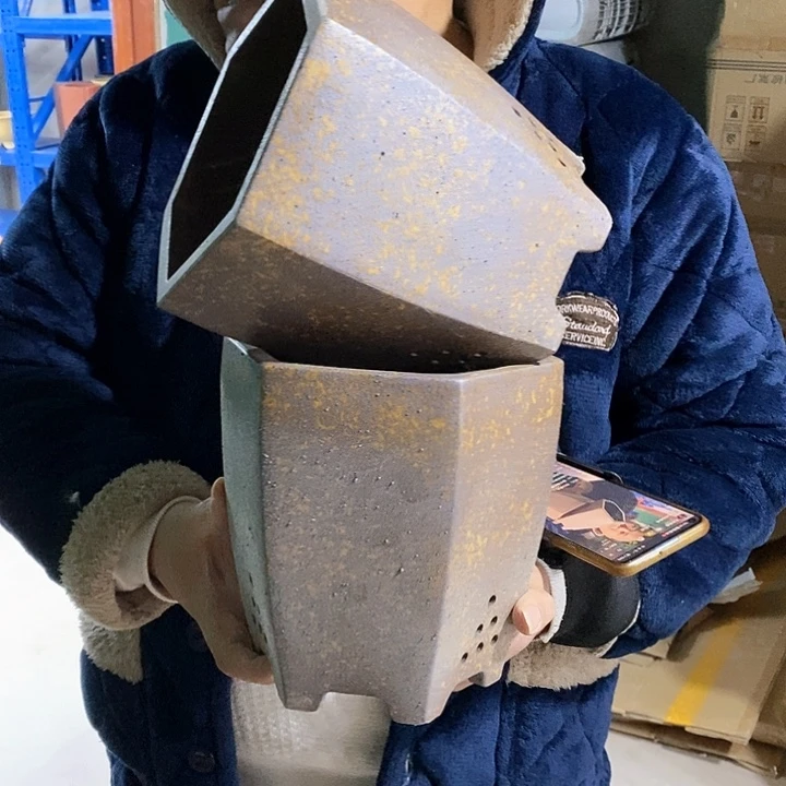 紫砂花盆紫砂花盆