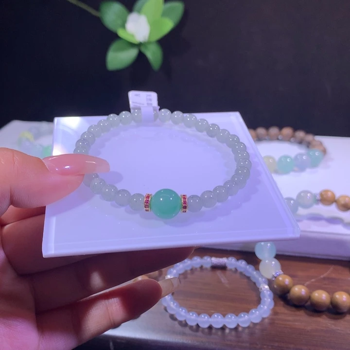 翡翠散珠翡翠手串