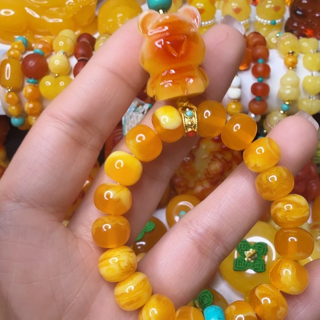 非金属手机链小熊