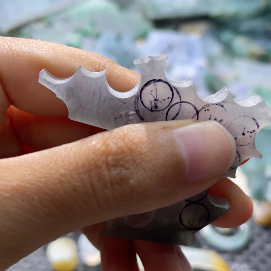 定制翡翠未镶嵌贰**贰珠子