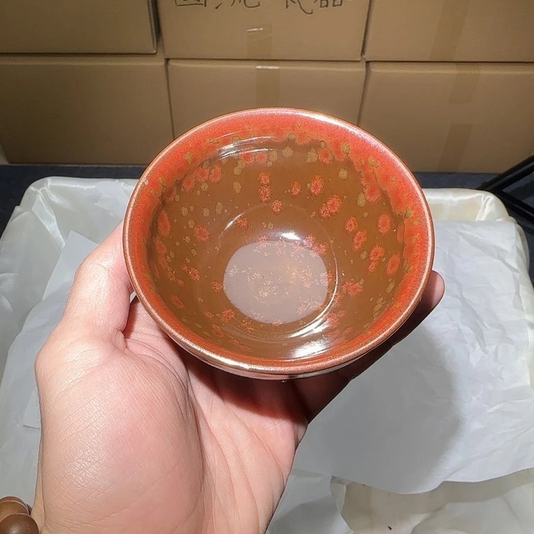 茶盏微瑕建盏，介意勿拍