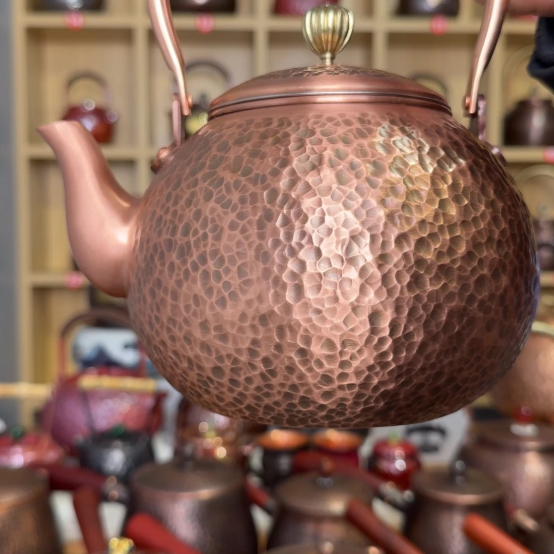 原色1450毫升紫铜壶