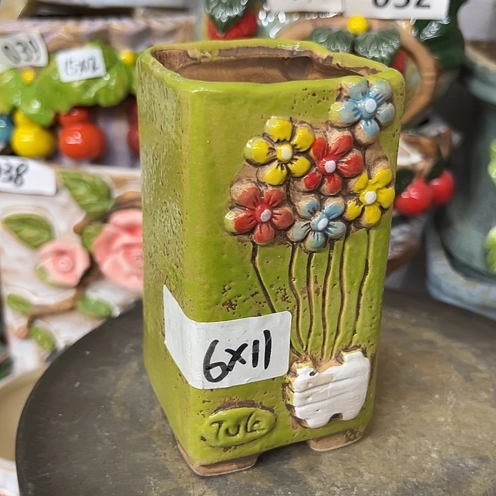 粗陶材质多肉花盆