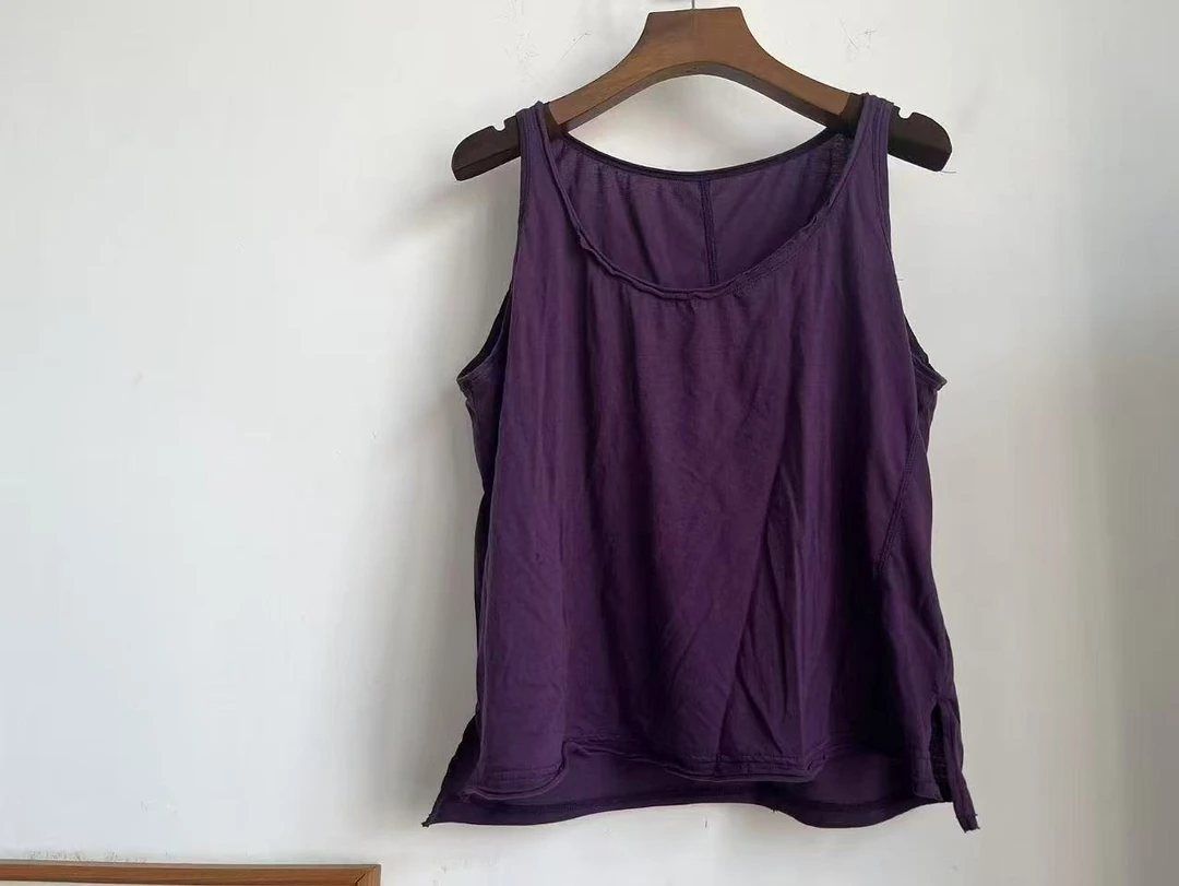 慢慢变蓝【荼】35961新款软糯百搭背心