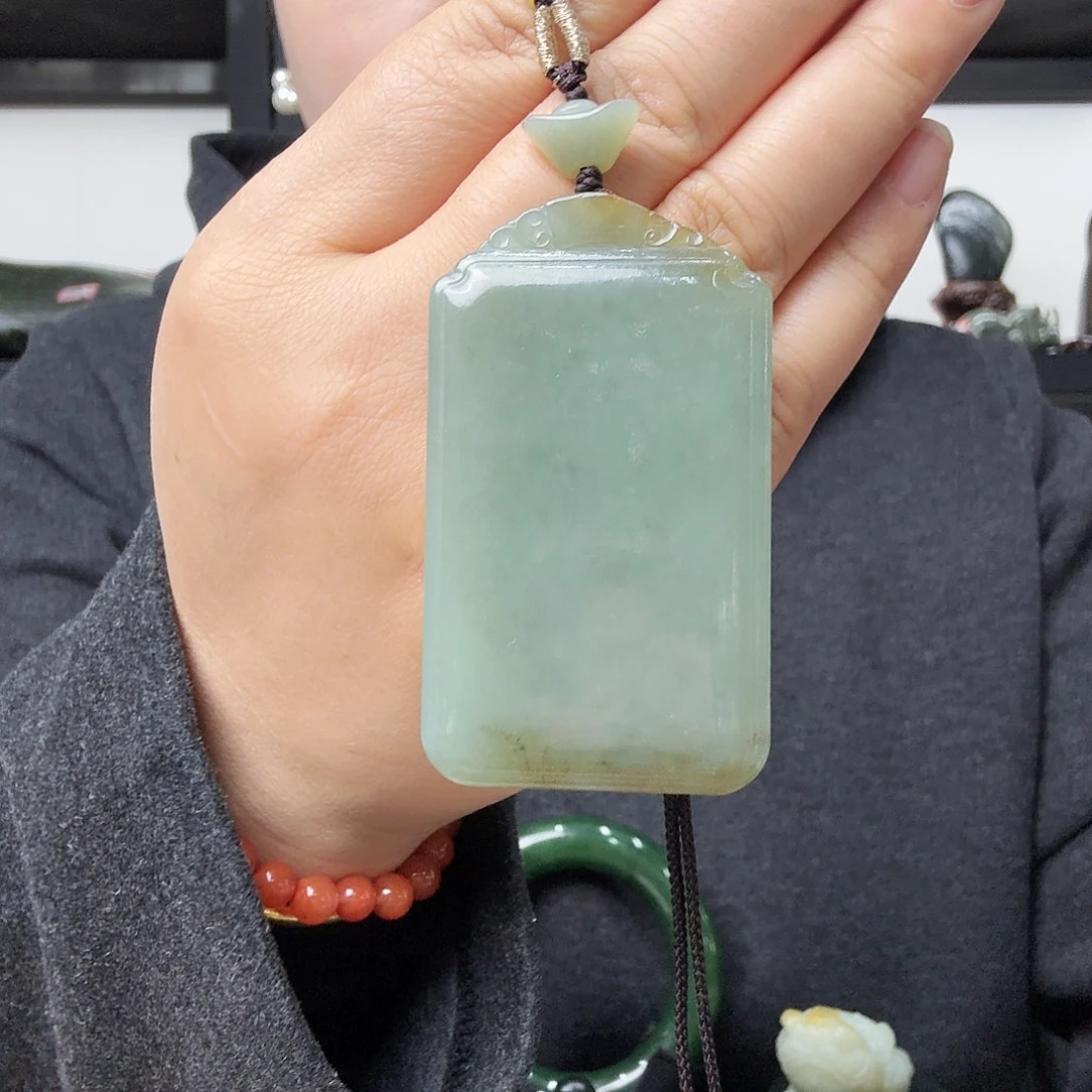 和田玉未镶嵌吊坠(不含链)